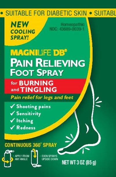 Principal Display Panel Db (Pain Relieving Foot Spray Db Display)